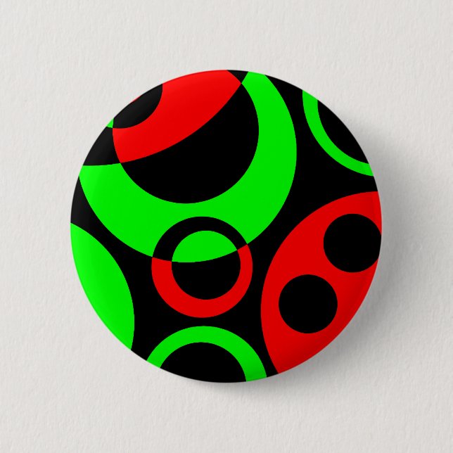 Abstract Bubbles 06 2 Inch Round Button (Front)
