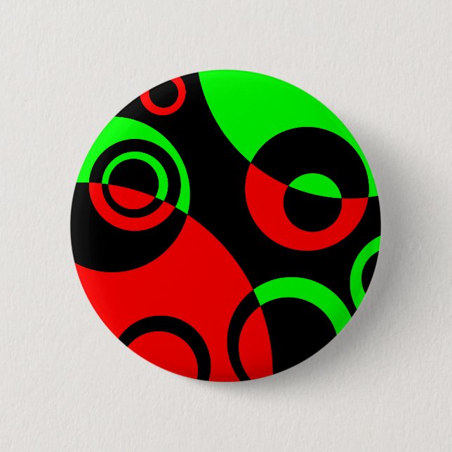 Abstract Bubbles 07 2 Inch Round Button (Front)