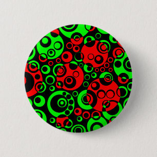Abstract Bubbles 12 2 Inch Round Button