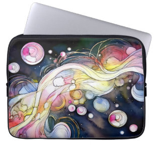 Abstract Bubbles Laptop Sleeve