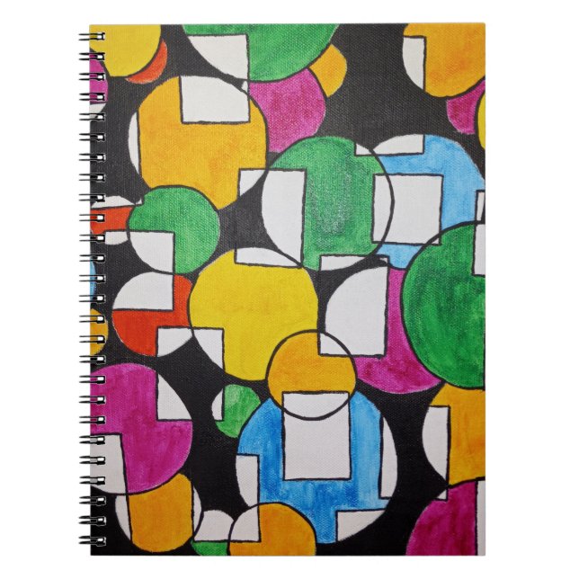 Abstract Bubbles Notebook (Front)