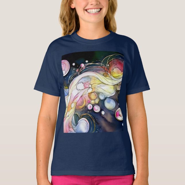 Abstract Bubbles T-Shirt (Front)