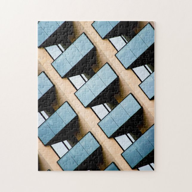 Abstract Building Jigsaw Puzzle (Vertical)