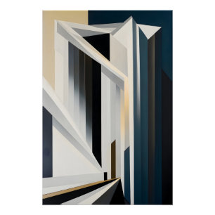Abstract Building Poster