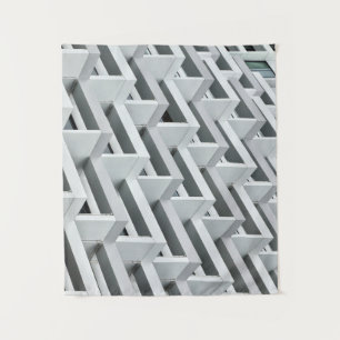 Abstract building tapestry