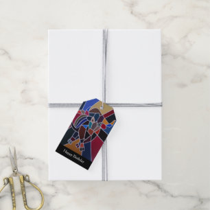 Abstract Bull Painting by Alfred Fox Gift Tags
