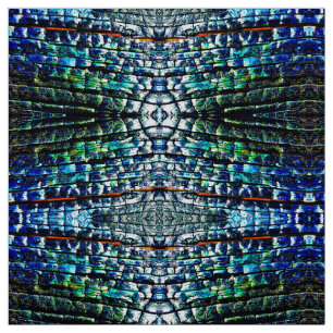 Abstract Burnt Bark Fabric