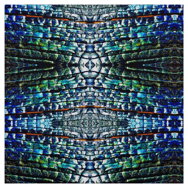 Abstract Burnt Bark Fabric (Swatch)