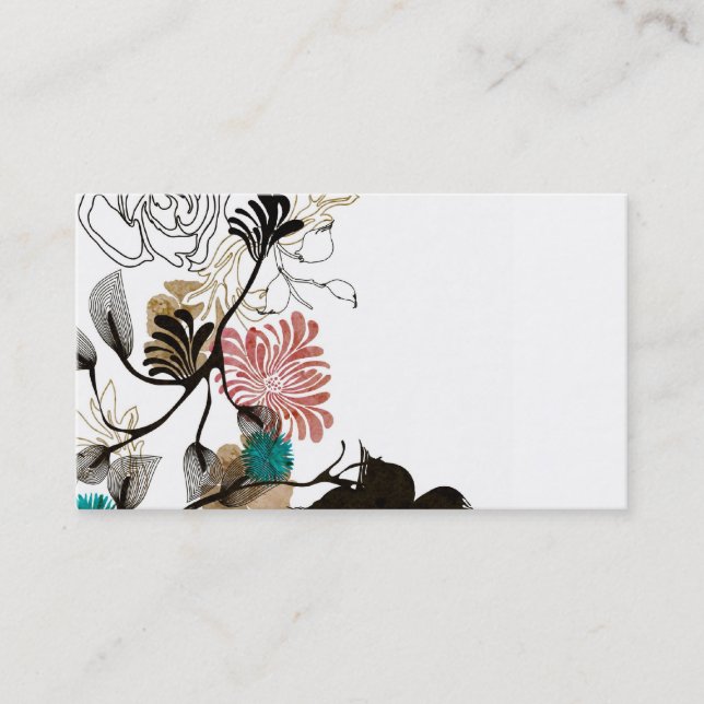 Abstract Business Card (Front)