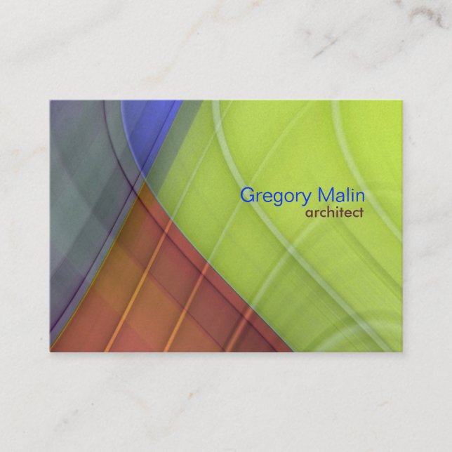 abstract business card (Front)