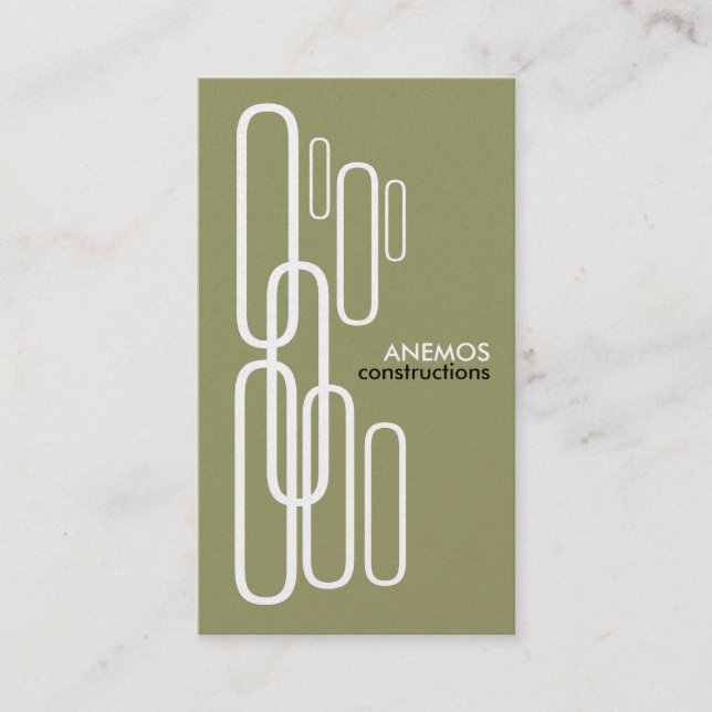 abstract business card (Front)