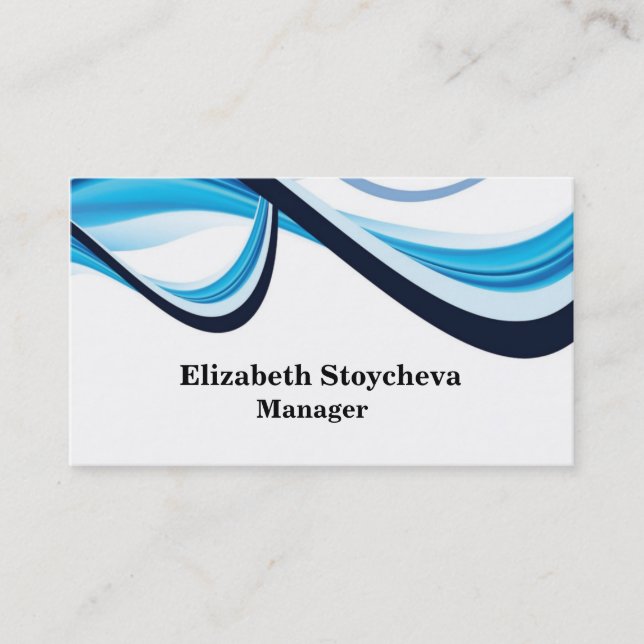 Abstract business card (Front)