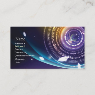 Abstract business card