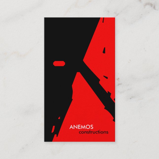 abstract business card (Front)