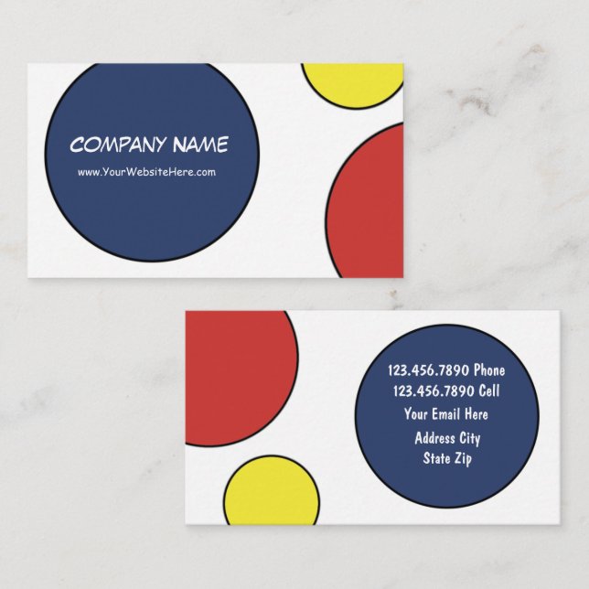 Abstract Business Cards (Front/Back)