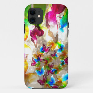 Abstract Butterflies iPhone 11 Case