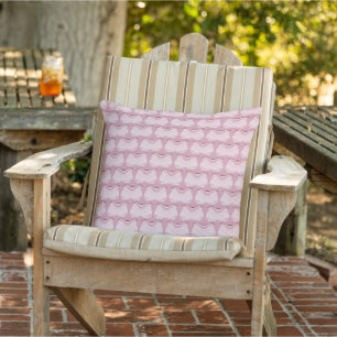 Abstract Butterflies Outdoor Pillow