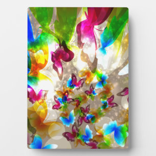 Abstract Butterflies Plaque