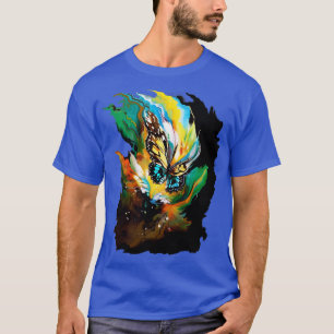 Abstract Butterfly A Colourful Surreal Artwork T-Shirt