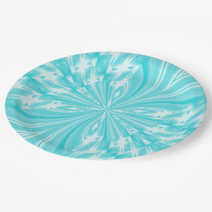 Abstract Butterfly AQUA-PAPER PARTY PLATES