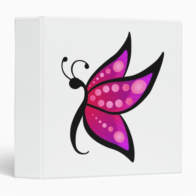 Abstract Butterfly Binder (Front/Spine)