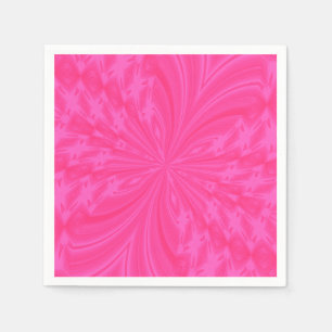 Abstract Butterfly,BRIGHT PINK-PAPER PARTY NAPKINS
