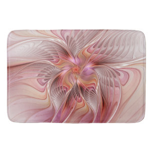 Abstract Butterfly Colourful Fantasy Fractal Art Bath Mat