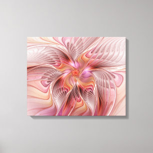 Abstract Butterfly Colourful Fantasy Fractal Art Canvas Print