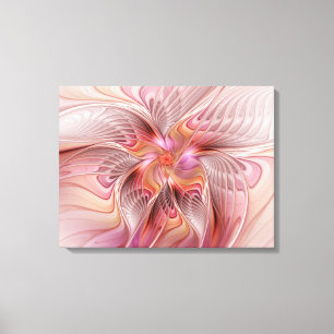 Abstract Butterfly Colourful Fantasy Fractal Art Canvas Print