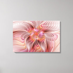 Abstract Butterfly Colourful Fantasy Fractal Art Canvas Print