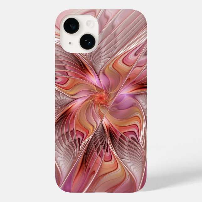Abstract Butterfly Colourful Fantasy Fractal Art Case-Mate iPhone Case (Back)