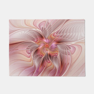 Abstract Butterfly Colourful Fantasy Fractal Art Doormat