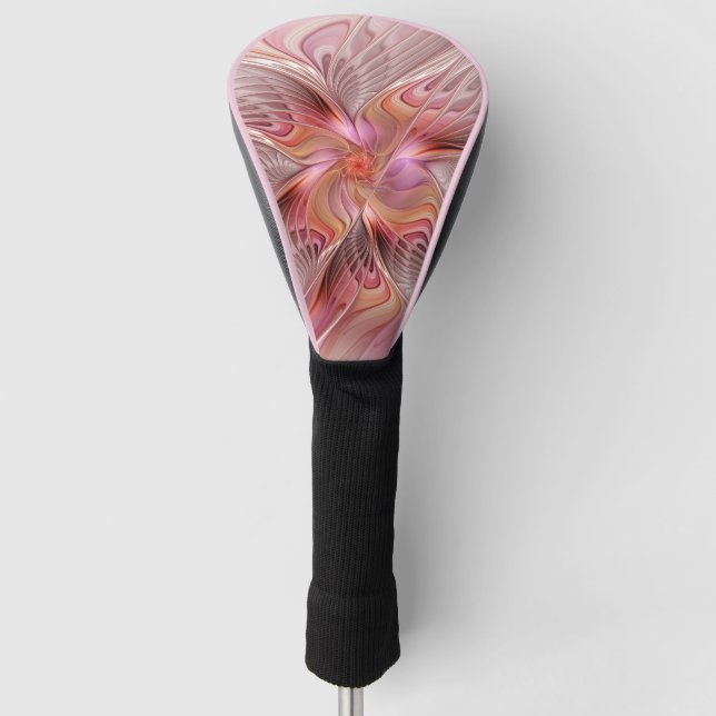 Abstract Butterfly Colourful Fantasy Fractal Art Golf Head Cover (Front)