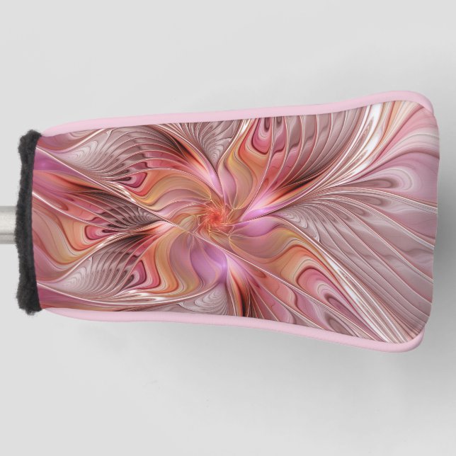 Abstract Butterfly Colourful Fantasy Fractal Art Golf Head Cover (Front)