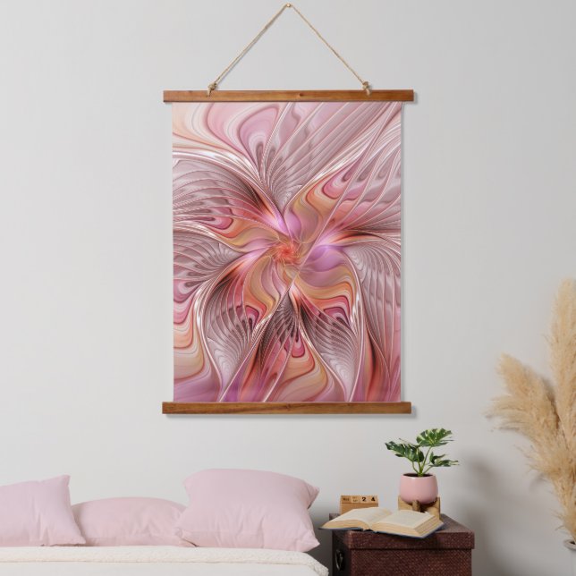 Abstract Butterfly Colourful Fantasy Fractal Art Hanging Tapestry (Bedroom)
