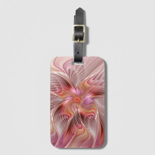 Abstract Butterfly Colourful Fantasy Fractal Art Luggage Tag