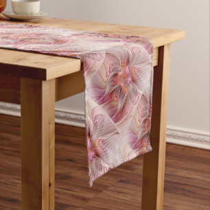 Abstract Butterfly Colourful Fantasy Fractal Art Medium Table Runner