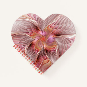 Abstract Butterfly Colourful Fantasy Fractal Art Notebook