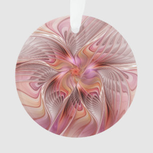Abstract Butterfly Colourful Fantasy Fractal Art Ornament