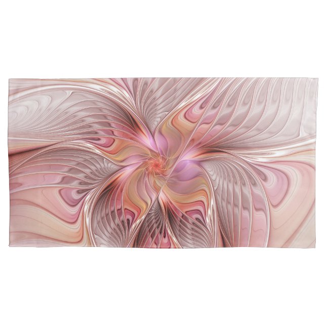 Abstract Butterfly Colourful Fantasy Fractal Art Pillowcase (Front)