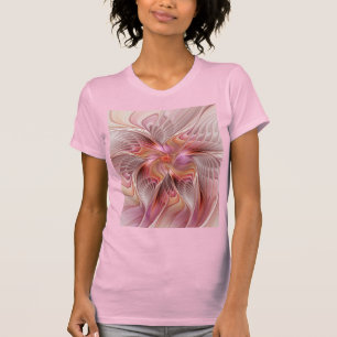 Abstract Butterfly Colourful Fantasy Fractal Art T-Shirt