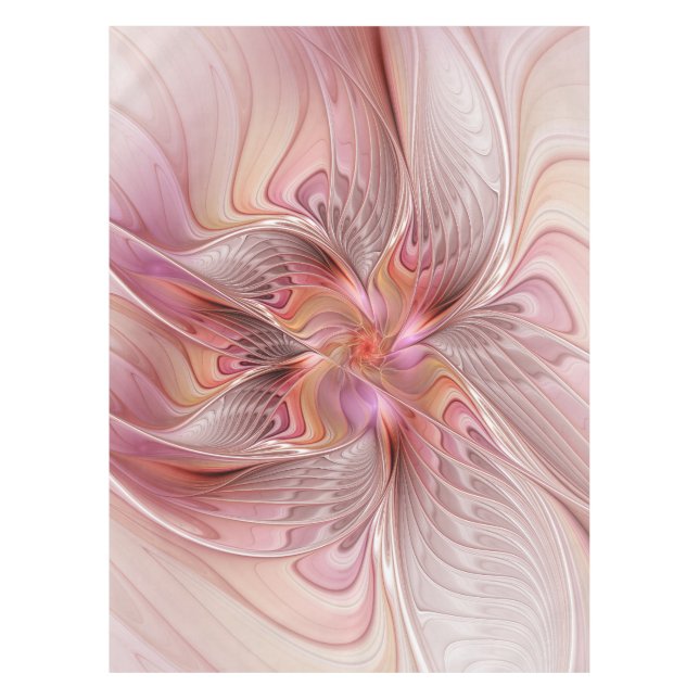 Abstract Butterfly Colourful Fantasy Fractal Art Tablecloth (Front)