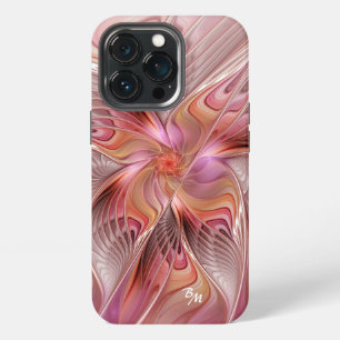 Abstract Butterfly Colourful Fractal Art Initials iPhone 13 Pro Case