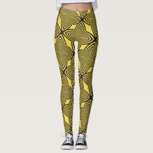 abstract butterfly effect leggings