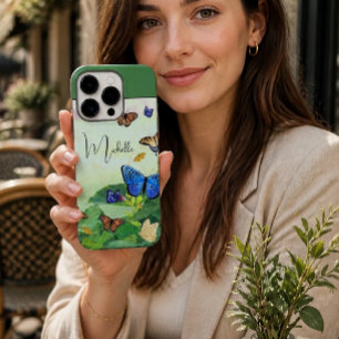 Abstract Butterfly Fields Personalized Case-Mate iPhone 14 Pro Max Case