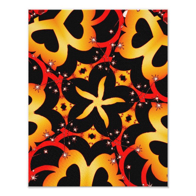 Abstract Butterfly heARTs Photo (Front)