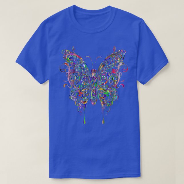 Abstract Butterfly Prismatic 1 T-Shirt (Design Front)