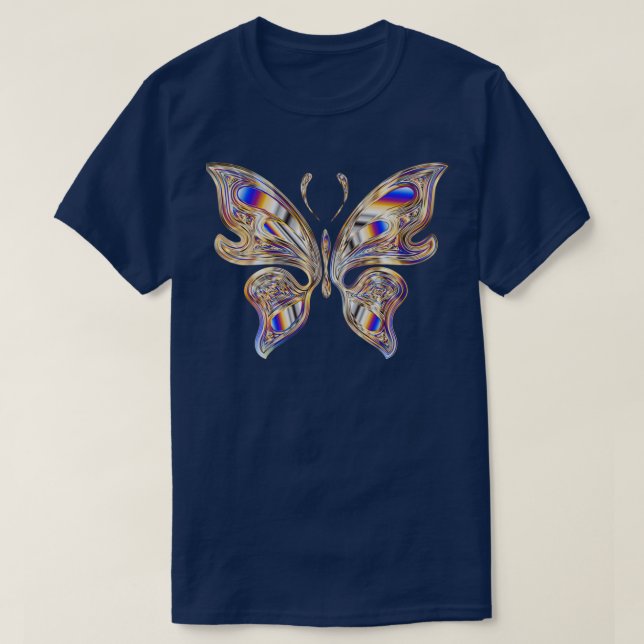 Abstract Butterfly Prismatic T-Shirt (Design Front)