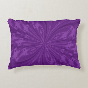 Abstract Butterfly Purple Accent Pillow