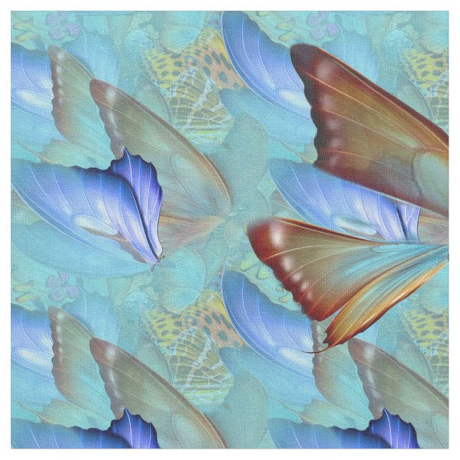 Abstract Butterfly Wings Fabric (Close Up)